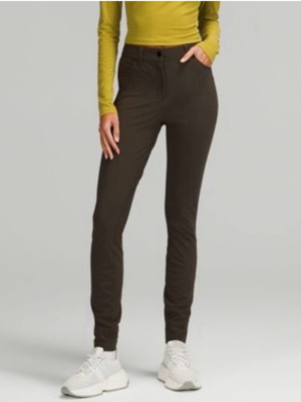 lululemon athletica Olive Green Skinny Pants